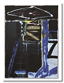 Sám v noci, 2002 2006, 200x147 cm, Severočeská galerie výtvarného umění v Litoměřicích